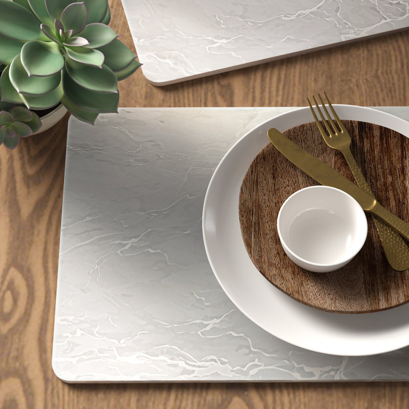 Foundstone™ Minerva 18" Marble Cork Placemat & Reviews Wayfair